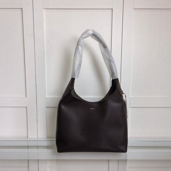 Coach Brooklyn Shoulder Bag 28 – Brass/Maple | NWT with Dust Bag - Picture 1 of 5